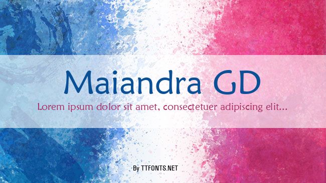 Maiandra GD example